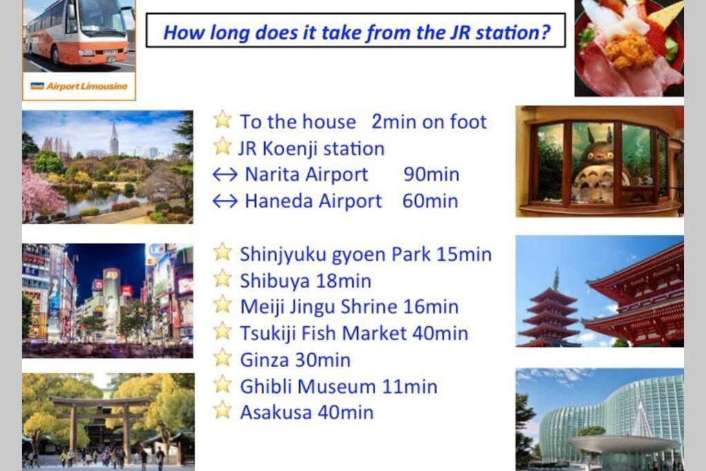 Cutefamilyhouse! 3Ldk 6Minshinjuku 3Minjrsta Cozy,Fun,Bright! Kidsfree Under6Yrs Tóquio Exterior foto